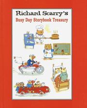 Front cover of Richard Scarry's busy day storybook treasury by Richard Scarry