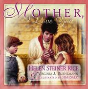 Front cover of Mother, I love you by Helen Steiner Rice