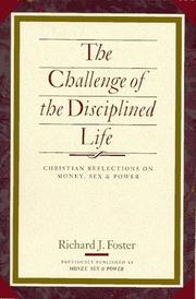 Cover of Money, sex & power by Richard J. Foster