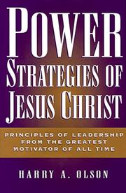 Front cover of Power strategies of Jesus Christ by Harry A. Olson