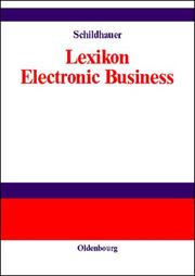 Front cover of Lexikon Electronic Business by Thomas Schildhauer