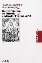 Front cover of Konversionen im Mittelalter und in der Fr©ơhneuzeit by Friedrich Niewohner