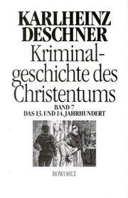 Cover of Das 13. und 14. Jahrhundert by Karlheinz Deschner