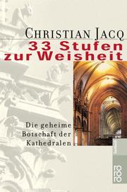 Cover of Le Message des Constructeurs de Cathédrales by Christian Jacq