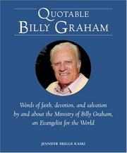 Cover of Quotable Billy Graham by Jennifer Briggs Kaski