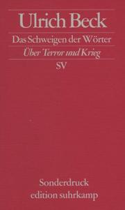 Cover of Das Schweigen der Wörter. Über Terror und Krieg by Ulrich Beck