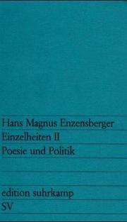 Front cover of Einzelheiten II by Hans Magnus Enzensberger