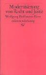 Front cover of Modernisierung von Recht und Justiz. Eine Herausforderung des Gewährleistungsstaates by Wolfgang Hoffmann-Riem