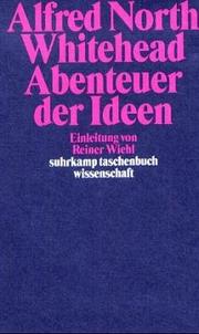 Cover of Abenteuer der Ideen by Alfred North Whitehead