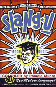 Cover of Slang U by Pamela Munro
