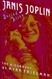 Cover of Buried alive by Myra Friedman
