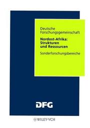 Front cover of Dfg Nordost-Afrika - Strukturen and Ressourcen by E Klitzsch