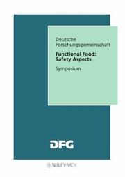 Front cover of Functional Food: Safety Aspects by Senate Commission on Food Safety SKLM