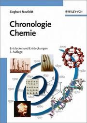 Front cover of Chronologie Chemie by Sieghard Neufeldt