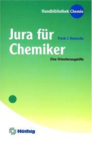 Front cover of Jura Für Chemiker by F.J. Hennecke