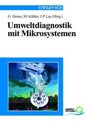 Cover of Umweltdiagnostik Mit Mikrosystemen by G Henze