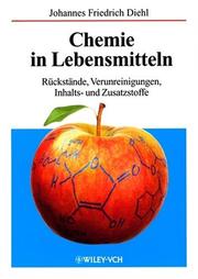 Front cover of Chemie in Lebensmitteln by J Diehl