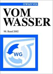 Front cover of Vom Wasser, Band 2002 by Fachgruppe Wasserchemie in Der Gdch