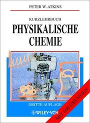 Front cover of Kurzlehrbuch Physikalische Chemie by Peter W. Atkins