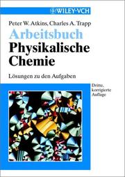 Front cover of Arbeitsbuch Physikalische Chemie by P. W. Atkins