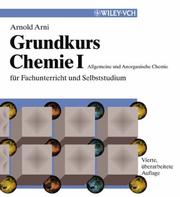 Front cover of Grundkurs Chemie I by Arnold Arni