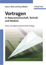 Cover of Vortragen by Hans F. Ebel