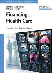 Front cover of Financing Health Care by Mingshan Lu