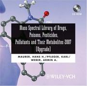 Front cover of Mass Spectral Library of Drugs, Poisons, Pesticides, Pollutants by Hans H. Maurer