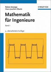 Cover of Mathematik Für Ingenieure B1 3a Lineare Algebra Und Analytische Geometrie, Differential Und Integralrechung Einer Variablen by R. Ansorge