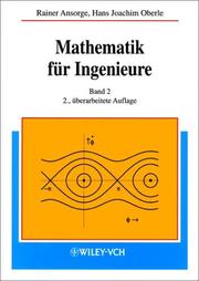 Front cover of Mathematik Für Ingenieure Band 2 by R. Ansorge