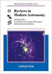 Front cover of Reviews in Modern Astronomy: Vol. 15: JENAM 2001 by Reinhard E. Schielicke