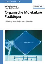 Front cover of Organische Molekulare Festkörper by Markus Schwoerer