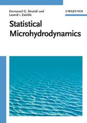 Cover of Statistical microhydrodynamics by Sinaĭskiĭ, Ė. G.