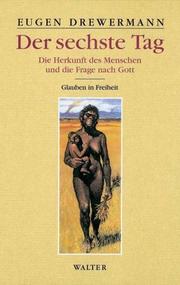 Front cover of Glauben in Freiheit 3/1. Der sechste Tag. Die Herkunft des Menschen und die Frage nach Gott by Eugen Drewermann