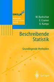Front cover of Beschreibende Statistik by Marco Burkschat