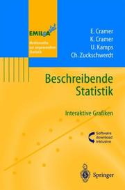 Cover of Beschreibende Statistik by E. Cramer