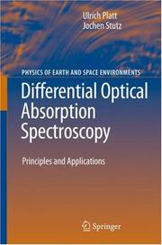 Cover of Differential optical absorption spectroscopy by Ulrich Platt