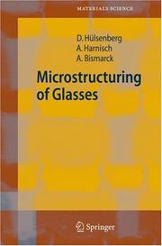 Cover of Microstructuring of Glasses by Dagmar Hülsenberg