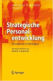Front cover of Strategische Personalentwicklung by Matthias T. Meifert