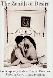 Front cover of Zenith Of Desire, The by Gerry Pearlberg