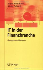 Cover of IT in der Finanzbranche by Jürgen Moormann