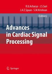 Cover of Advances in cardiac signal processing by Rajendra Acharya U