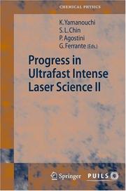 Front cover of Progress in Ultrafast Intense Laser Science II by Kaoru Yamanouchi