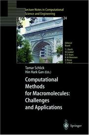 Cover of Computational methods for macromolecules by International Workshop on Algorithms for Molecular Modeling (3rd 2000 New York, N.Y.)