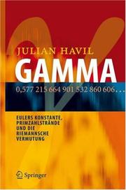 Cover of Gamma by Julian Havil