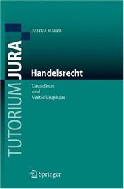 Cover of Handelsrecht by Justus Meyer