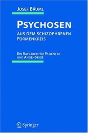 Front cover of Psychosen aus dem schizophrenen Formenkreis by Josef Bäuml