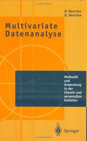 Cover of Multivariate Datenanalyse by Rene Henrion