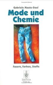 Front cover of Mode und Chemie by Gabriele Maute-Daul