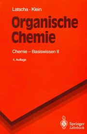 Cover of Organische Chemie by Hans P. Latscha